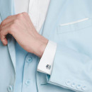 FOPE Vendôme Manschettenknöpfe mit Saphir - Bild 3