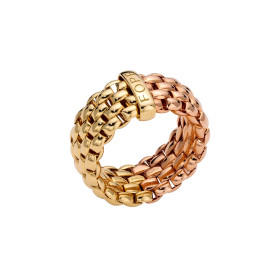 Gelbgold &amp; Roségold, Ringe, FOPE Essentials zweifarbiger Flex'it Ring  07E04AX_XX_3_XGX_0XS