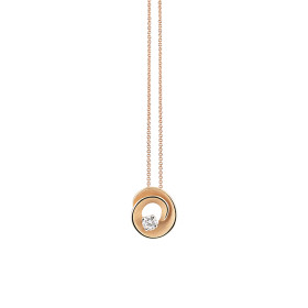 Roségold, Halsschmuck, Annamaria Cammilli Dune Assolo Anhänger mit Halskette GPE3237J