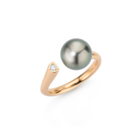 Roségold, Ringe, Gellner Wave Ring, Ref: 5-25081-03
