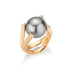 Roségold, Ringe, Gellner WAVE Ring 5-24762-02