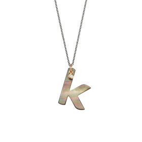 Silber farbig beschichtet, Halsschmuck, Gellner Love Letters Collier, Ref: 2-81714-11