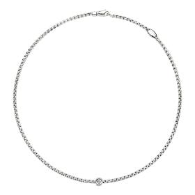 Weißgold, Halsschmuck, FOPE Eka Tiny Flex'it Collier 73001CX_BB_B_XBX_043