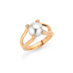 Roségold, Ringe, Gellner WAVE Ring 5-24762-03