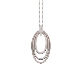 Weißgold, Halsschmuck, Annamaria Cammilli Dune Chic Pavé Anhänger mit Halskette GPE3671PAVW