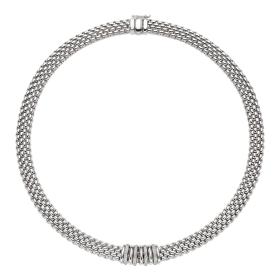 Weißgold, Halsschmuck, FOPE Panorama Collier mit Diamanten 58812CX_BB_B_BBX_042
