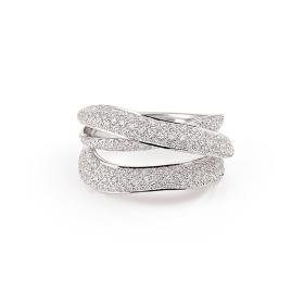 Weißgold, Ringe, Annamaria Cammilli Firenze Pavé Ring GAN3659PAVW