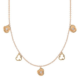 Roségold, Halsschmuck, Annamaria Cammilli Desert Rose Collier GCO3475J