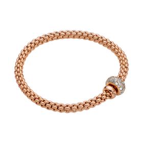 Roségold, Armschmuck, FOPE Solo Flex'it Armband mit Diamanten 61206BX_PB_R_RRX_0XS