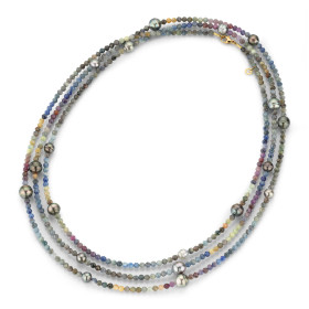 Gelbgold, Halsschmuck, Gellner Big Bang Collier, Ref: 2-81706-02