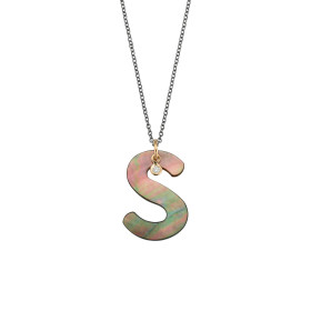 Silber farbig beschichtet, Halsschmuck, Gellner Love Letters Collier, Ref: 2-81714-19