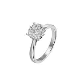 Weißgold, Ringe, Frank Trautz Damenring Faszination 1-05828-52-0008