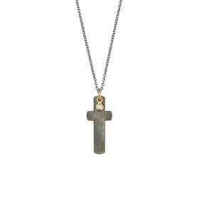 Silber farbig beschichtet, Halsschmuck, Gellner Love Letters Collier, Ref: 2-81714-20