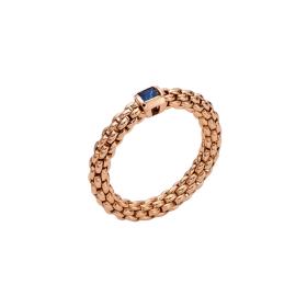 Roségold, Ringe, FOPE Souls Flex'it Ring mit Saphir 09E08AX_B2_R_XRX_0XS