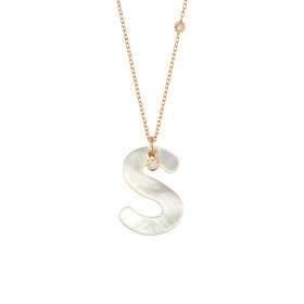 Roségold, Halsschmuck, Gellner Love Letters Collier, Ref: 2-81713-19