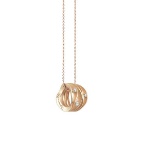 Roségold, Halsschmuck, Cammilli Dune Halskette GPE2446J