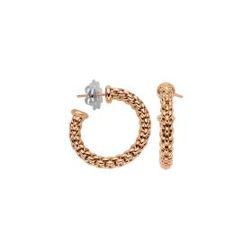 Roségold, Ohrringe, FOPE Essentials Creolen 01E06OX_XX_R_XXX_000