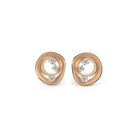 Roségold, Ohrringe, Cammilli Dune Loops Ohrringe GOR3517J