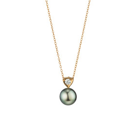 Roségold, Halsschmuck, Gellner Wave Collier mit Einhänger, Ref: 5-24796-02