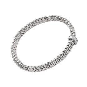Weißgold, Armschmuck, FOPE Vendôme Flex'it Armband mit Diamanten 58402BX_BB_B_XBX_0XS