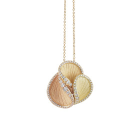Roségold, Halsschmuck, Cammilli Musa Anhänger mit Halskette GPE2526G