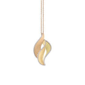 Weißgold, Halsschmuck, Annamaria Cammilli Regina Anhänger mit Halskette GPE3135G