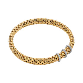 Gelbgold, Armschmuck, FOPE Vendôme Flex'it Armband, Ref: 59202BX_PB_G_XBX_0XS