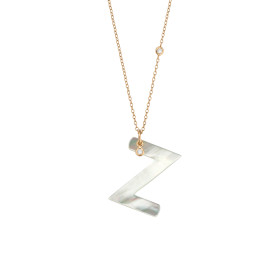 Roségold, Halsschmuck, Gellner Love Letters Collier, Ref: 2-81713-26