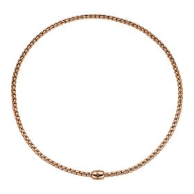 Roségold, Halsschmuck, FOPE Eka Flex'it Halskette mit dekorativem Verschluss 07F01CX_BN_R_XRX_034
