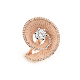 Roségold, Ringe, Cammilli Athena Ring GAN3498PT40