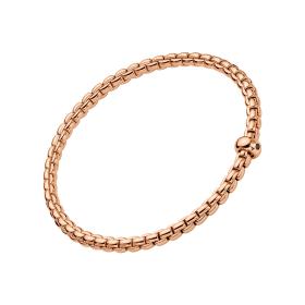 Roségold, Armschmuck, FOPE Eka Flex'it Armband mit schwarzen Brillanten 01M01BX_BN_R_XRX_0XS