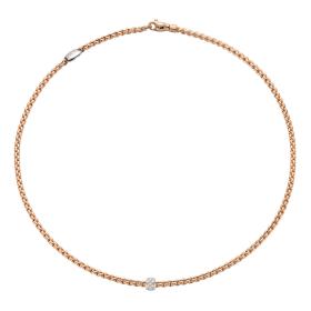 Weißgold, Halsschmuck, FOPE Eka Tiny Flex'it Collier 73001CX_PB_R_XBX_043