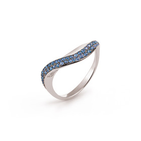 Weißgold, Ringe, Cammilli Velaa Color Ring GAN3331V01W