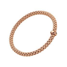 Roségold, Armschmuck, FOPE Solo Flex'it Armband mit schwarzen Brillanten 01M06BX_BN_R_XRX_0XS