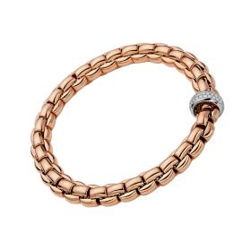 Weißgold, Armschmuck, FOPE Eka Flex'it Armband mit Pavébesatz 60711BX_PB_R_XBX_0XS