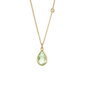 Gelbgold, Halsschmuck, Gellner BIG BANG Collier mit Einhänger 2-81666-03