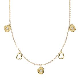 Gelbgold, Halsschmuck, Annamaria Cammilli Collier Desert Rose Halskette GCO3475U