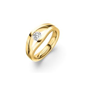 Gelbgold, Ringe, Henrich & Denzel Tensio Solitärring G7500.04000