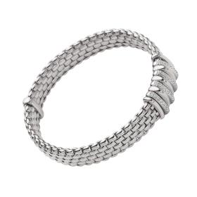 Weißgold, Armschmuck, FOPE Panorama Flex'it Armband mit Diamanten 58804BX_BB_B_RBX_0XS