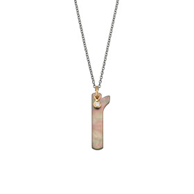 Silber farbig beschichtet, Halsschmuck, Gellner Love Letters Collier, Ref: 2-81714-18