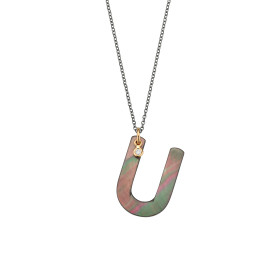 Silber farbig beschichtet, Halsschmuck, Gellner Love Letters Collier, Ref: 2-81714-21