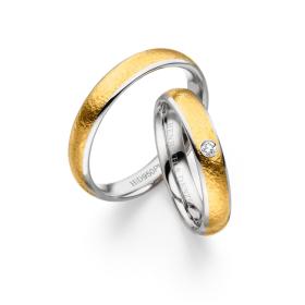 Platin, Ringe, Henrich & Denzel Unita Trauringe P3011.01000-P3011.02000