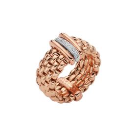 Weißgold, Ringe, FOPE Panorama Flex'it Ring mit Diamanten 58704AX_BB_R_RBR_0XS