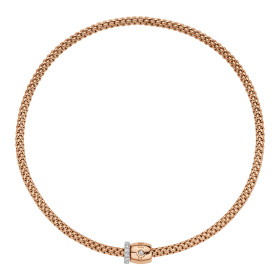        Roségold, Halsschmuck, FOPE Solo Flex'it Halskette 62606CX_PB_R_XBX_040