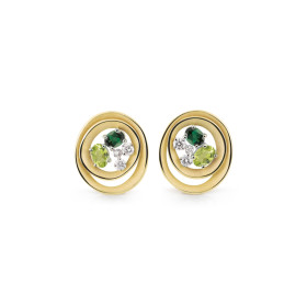 Gelbgold, Ohrringe, Cammilli Dune Solar Color Ohrringe, Ref: GOR3493UT14