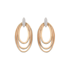 Weißgold, Ohrringe, Cammilli Dune Chic Pavé Ohrringe GOR3674PAVJ