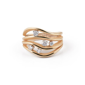 Roségold, Ringe, Cammilli Luxor Ring GAN2631J