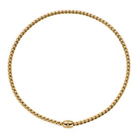Gelbgold, Halsschmuck, FOPE Eka Flex'it Halskette mit dekorativem Verschluss 07F01CX_BB_G_XGX_034