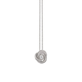 Weißgold, Halsschmuck, Annamaria Cammilli Desert Rose Anhänger mit Halskette GPE3234W
