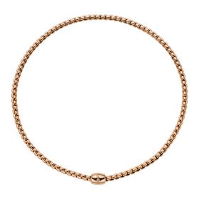 Roségold, Halsschmuck, FOPE Eka Flex'it Halskette mit dekorativem Verschluss 07F10CX_BB_R_XRX_034